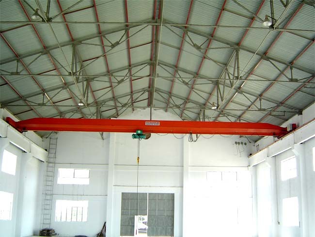 Top Running Single Girder Overhead Travelling Bridge Crane