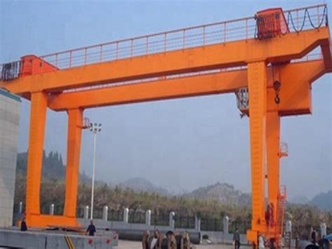 75 Ton Rail Mounted Metro Construction Double Girder Gantry Crane