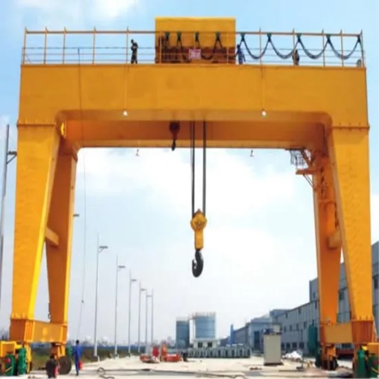 Rail Mounted 10ton 50ton Double Girder Gantry Crane