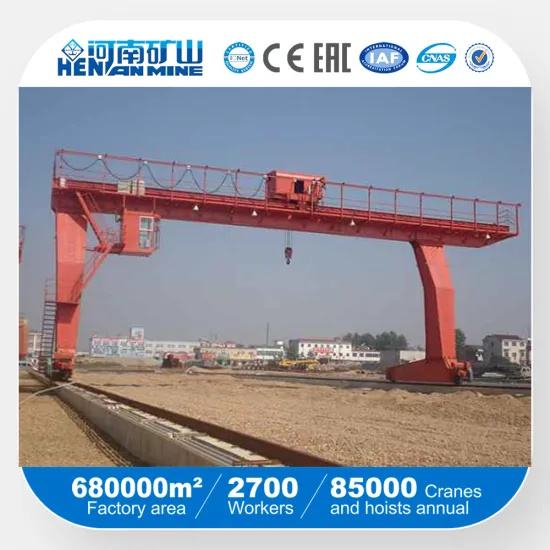 Mh Type Single/Double Beam Gantry Crane with Electric Trolley