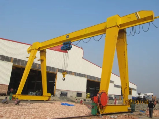 China Single Girder Gantry Crane Hoist 10 Ton