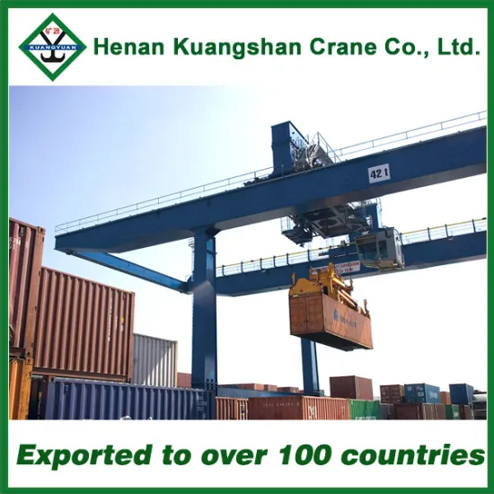 Rail Mounted Double Girder Container Gantry Crane-Mobile Container Crane