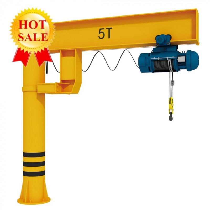 3000kg Mounted Slewing Bearing Jib Crane with Highly Praised