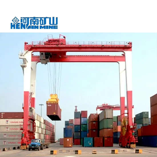 China Top Manufacturer Rmg Container Handling Gantry Cranes 100t