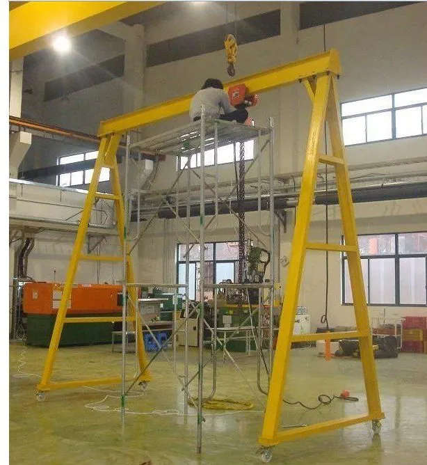 Henan Mine Mini Single Girder Gantry Crane 5~10ton