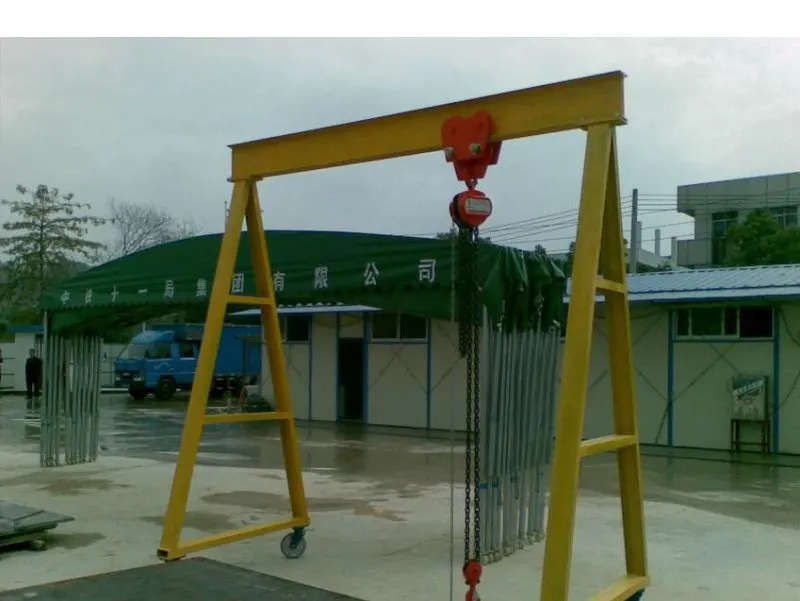 Henan Mine Mini Single Girder Gantry Crane 5~10ton