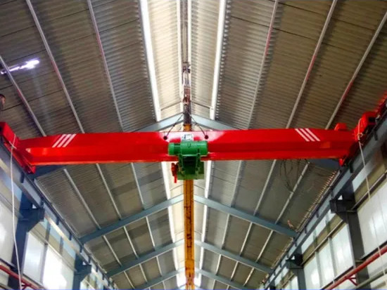 Factory Direct Supplied 15ton Ld Model Lowhead Room Top Running Bridge Crane