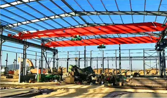 Factory Direct Supplied 12ton Ld Model Top Running Bridge Crane