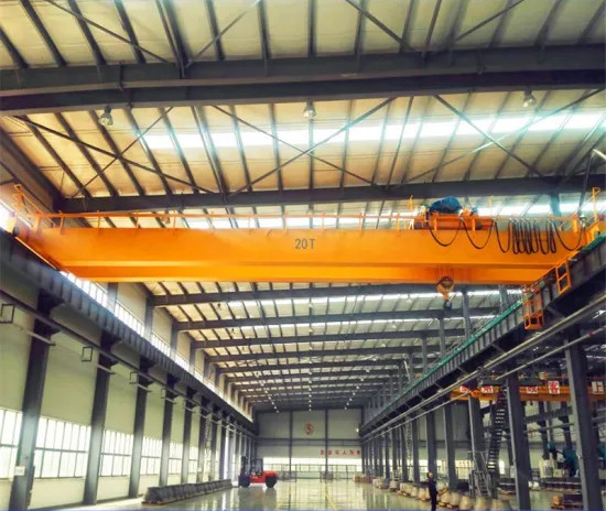 Factory Direct Supplied 12ton Ld Model Top Running Bridge Crane