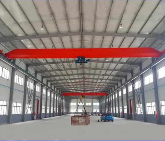 12t Single Girder Top Running Bridge Crane with Convenient Maintenance