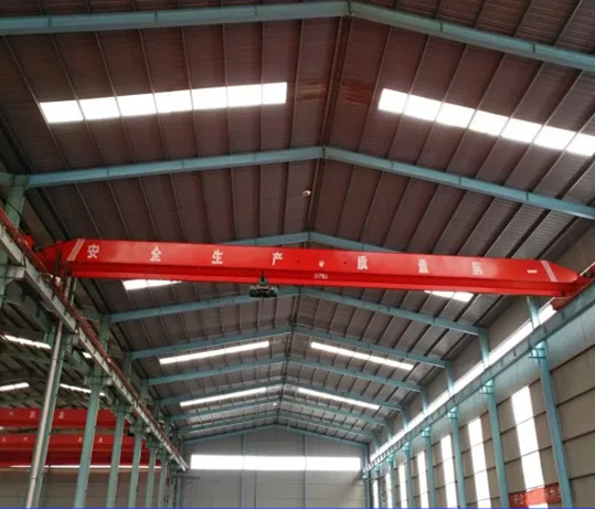 12t Single Girder Top Running Bridge Crane with Convenient Maintenance