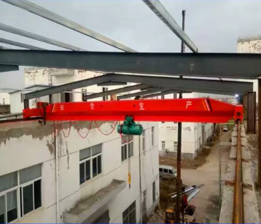 10t Single Girder Top Running Bridge Crane with Convenient Maintenance