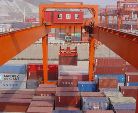 China Top Manufacturer Rmg Container Handling Gantry Cranes 100t