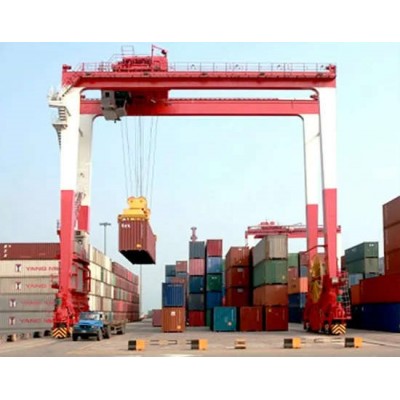 Rtg Type Rubber Tyre Quayside Container Gantry Crane