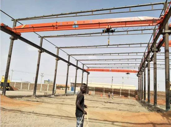 Heavy Duty 2t Overhead Crane Used for Steel Structure Workshop