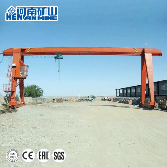 Outdoor Mobile Single Girder Gantry Crane/Electric Hoist Gantry Crane