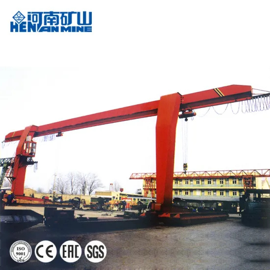 Outdoor Mobile Single Girder Gantry Crane/Electric Hoist Gantry Crane