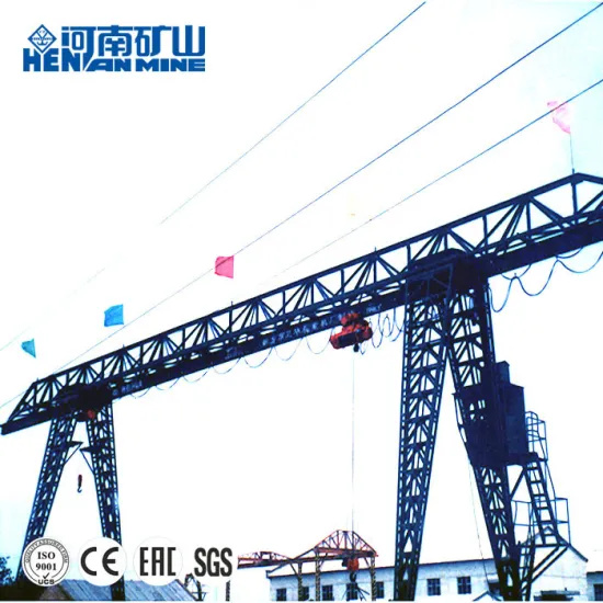 Outdoor Mobile Single Girder Gantry Crane/Electric Hoist Gantry Crane