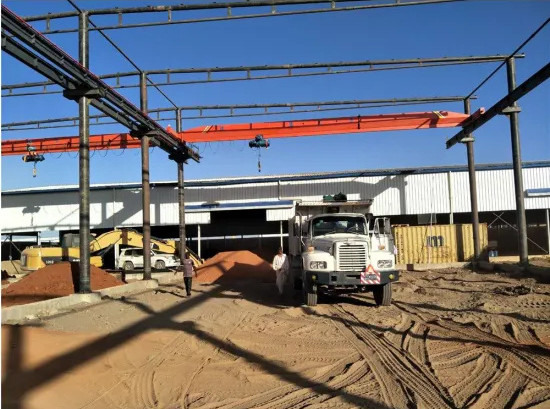 Under Slung 1t Single Beam Overhead Bridge Crane with Hoist