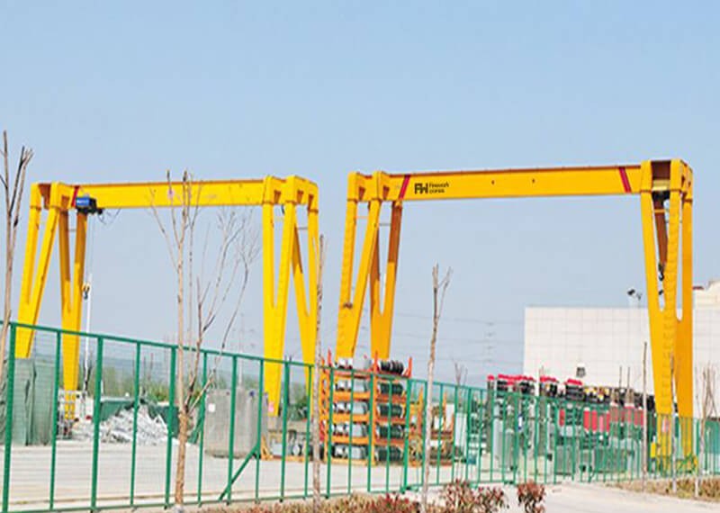 What are the factors that affect the stability of a gantry crane?