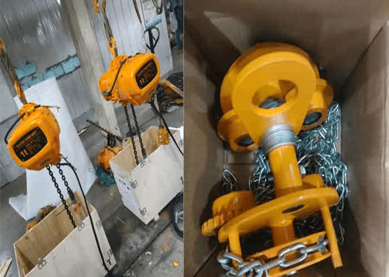 electric chain hoists with manual trolley for sale Malaysia