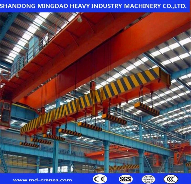 Top Quality Double Girder Electromagnet Overhead Crane for Steel Mills Using