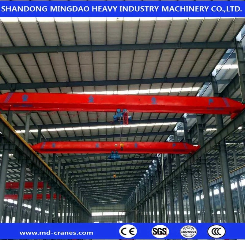 Factory Workshop Using Travelling Electric Hoist Eot 20 ton Overhead Crane