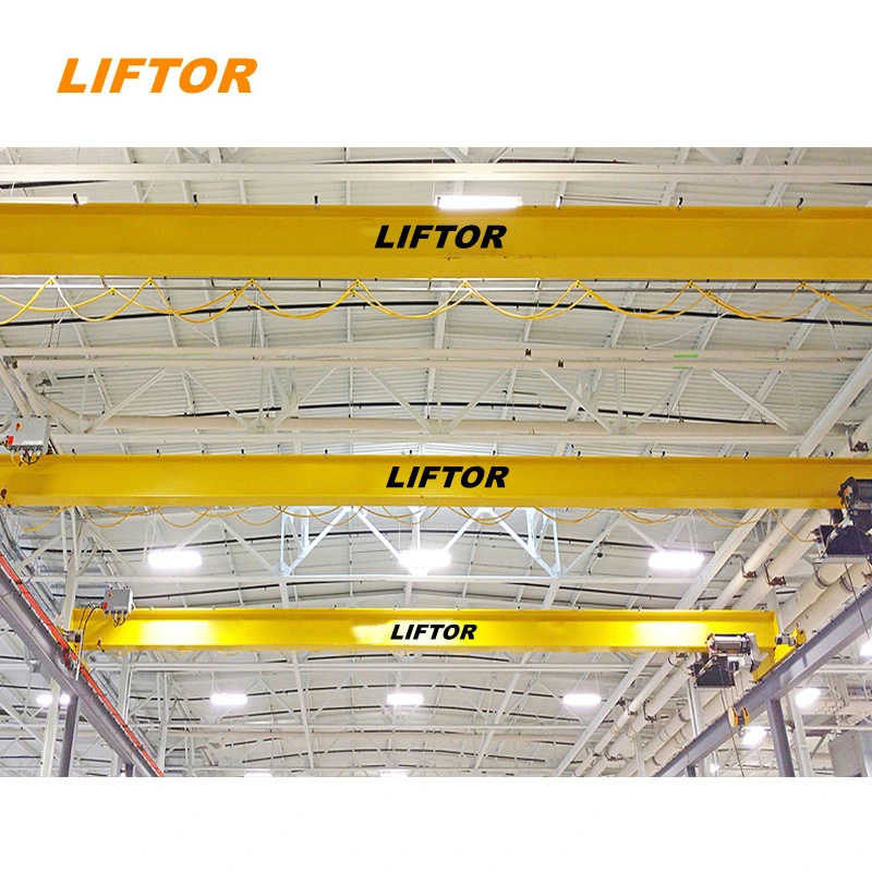 Supermarket Warehouse in Cambodia Use Overhead Crane Single Girder Crane