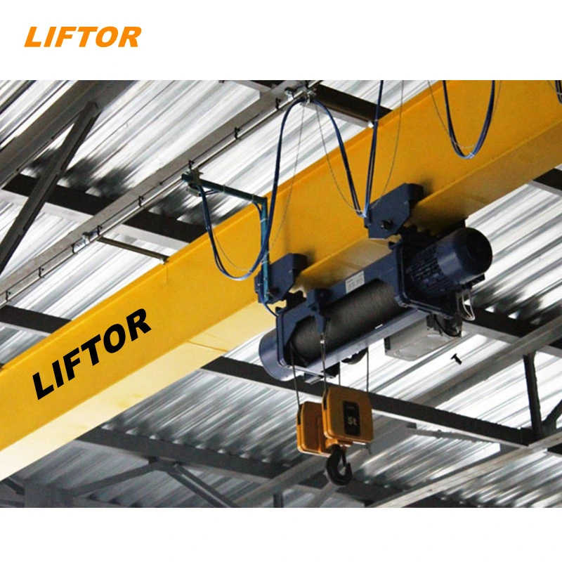 Supermarket Warehouse in Cambodia Use Overhead Crane Single Girder Crane