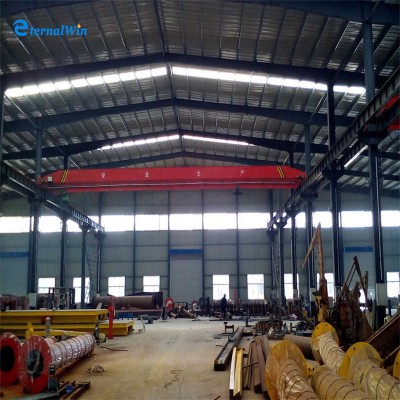 5ton Single Girder Overhead Crane Eot Crane Bridge Crane for Warehouse