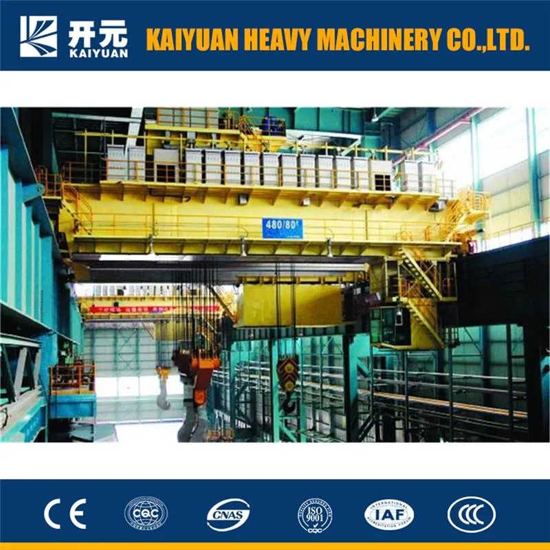 Steel Plant Metallurgic Bridge Crane Overhead Crane with Heavy Duty 75t