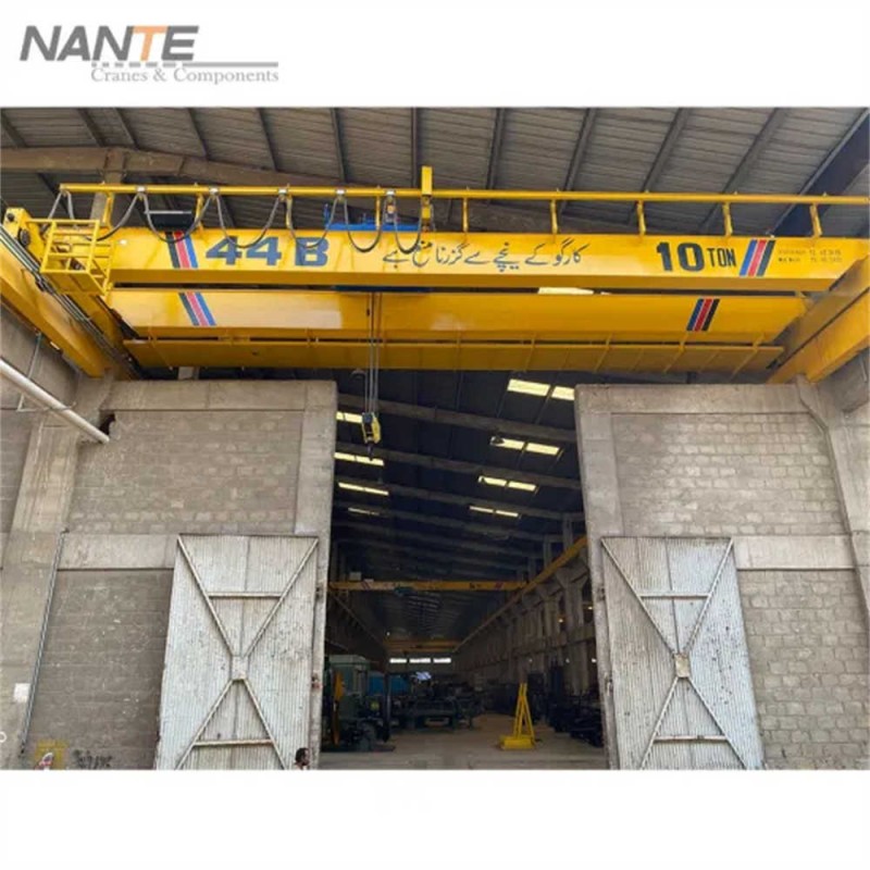 Double Girder Overhead Bridge Crane for Workshop with Low Headroom Hoist