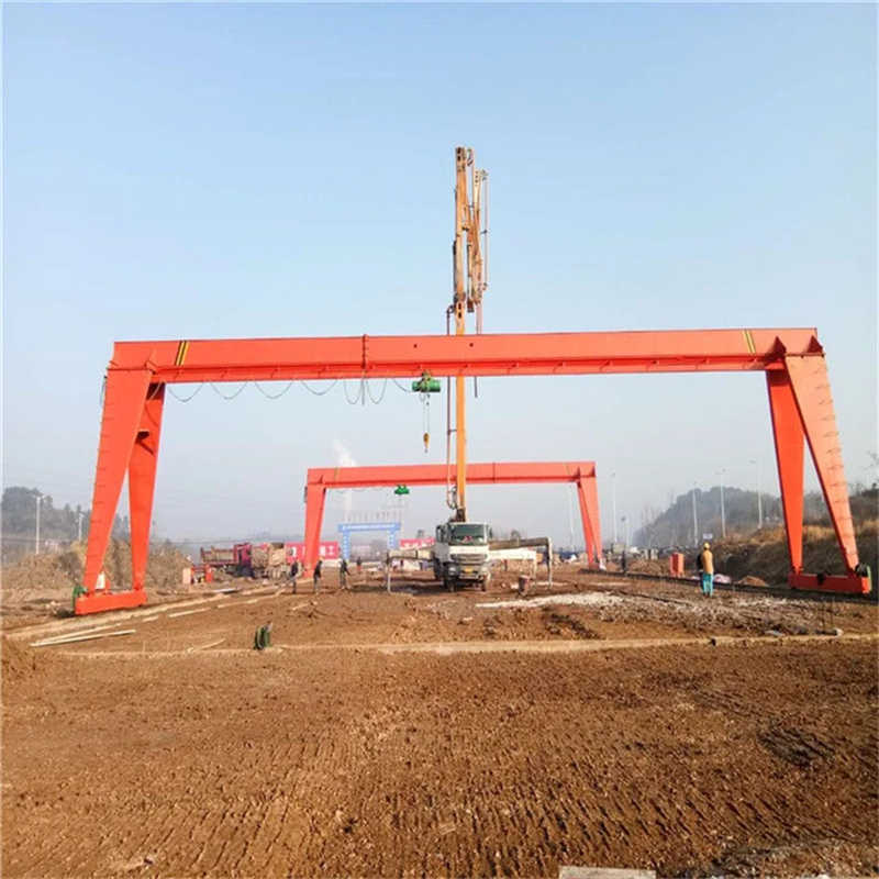 10t 12m Workshop Mobile Eot Single Girder Gantry Crane