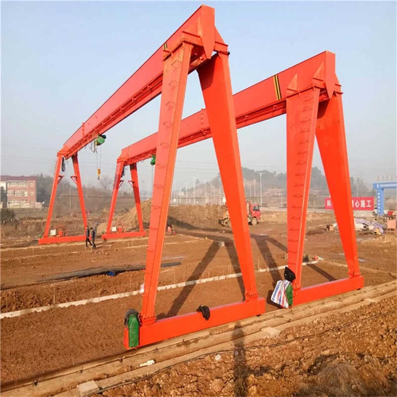 Portable 40 Ton Lifter Diesel Powered Mini Container Gantry Crane