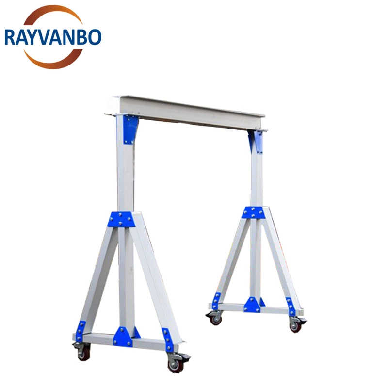 Light Duty 250kg 500kg Adjustable Portable Mobile Aluminium Mini Gantry Cranes