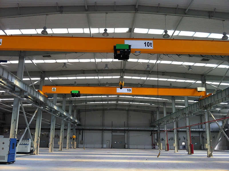 Warehouse Specialized Single Girder Hoist Crane 1 Ton