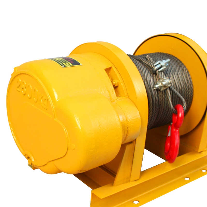 Double Braking Building Crane Electric Cable Pulling Hoist Winch