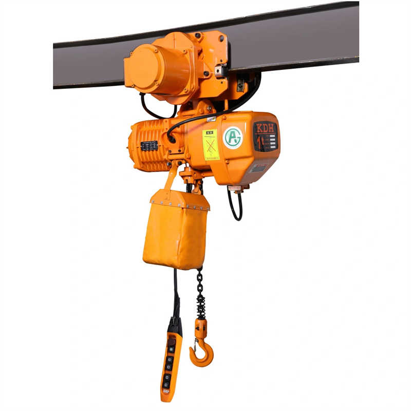 1 Ton Electric Chain Hoist with Motorized Trolley with with Remote Control