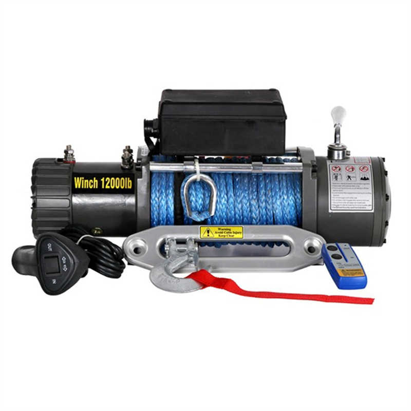 13000/13500lbs Auto Wire Rope Steel Cable Car Electric Winch