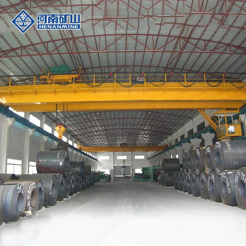 Double Girder Overhead Crane with Running Double Winch Trolley for Indoor