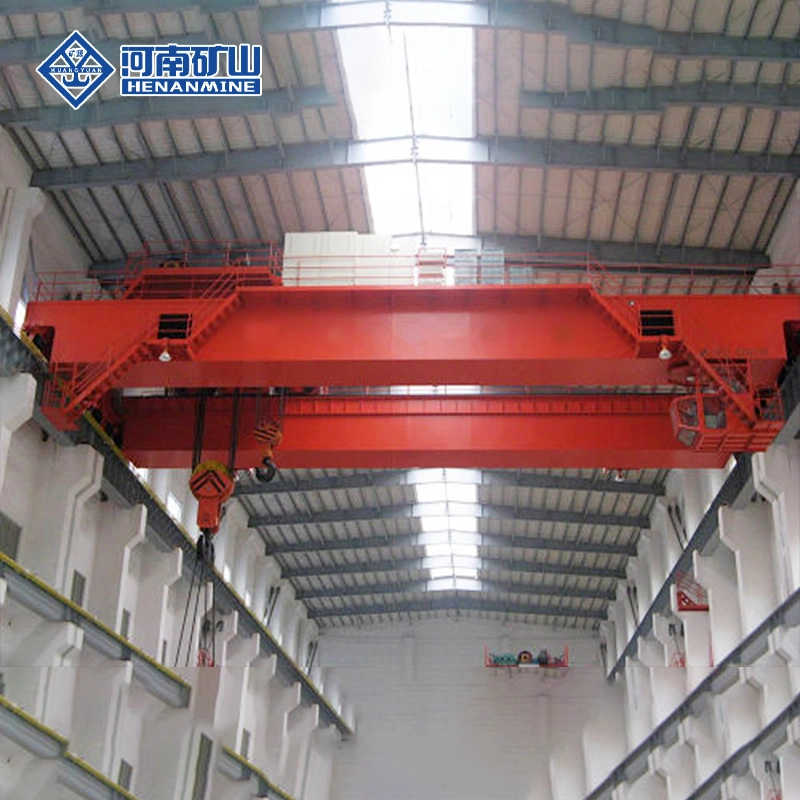 Double Girder Overhead Crane with Running Double Winch Trolley for Indoor