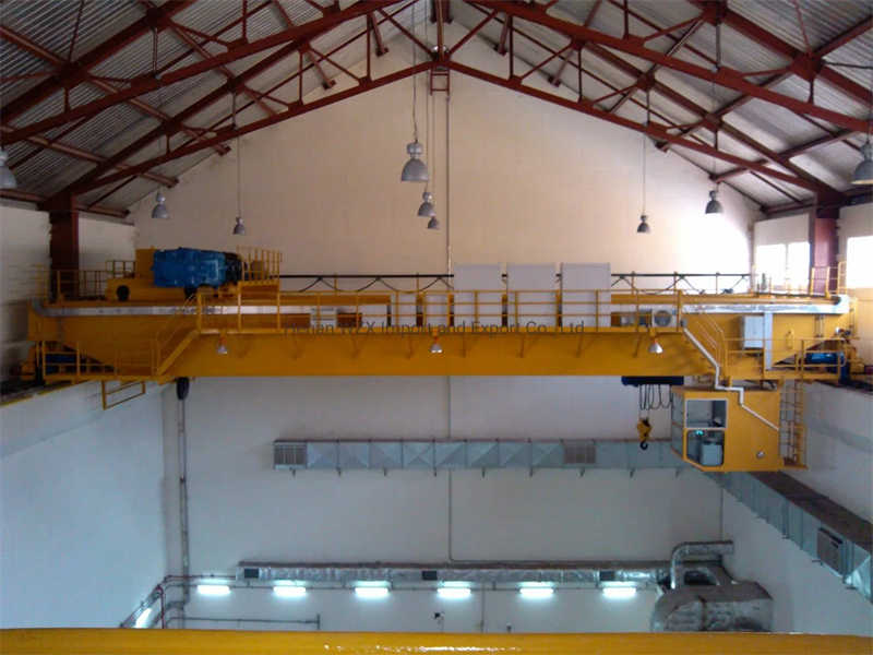 65/10t Powerhouse Use High Efficiency Double Girder Overhead Crane