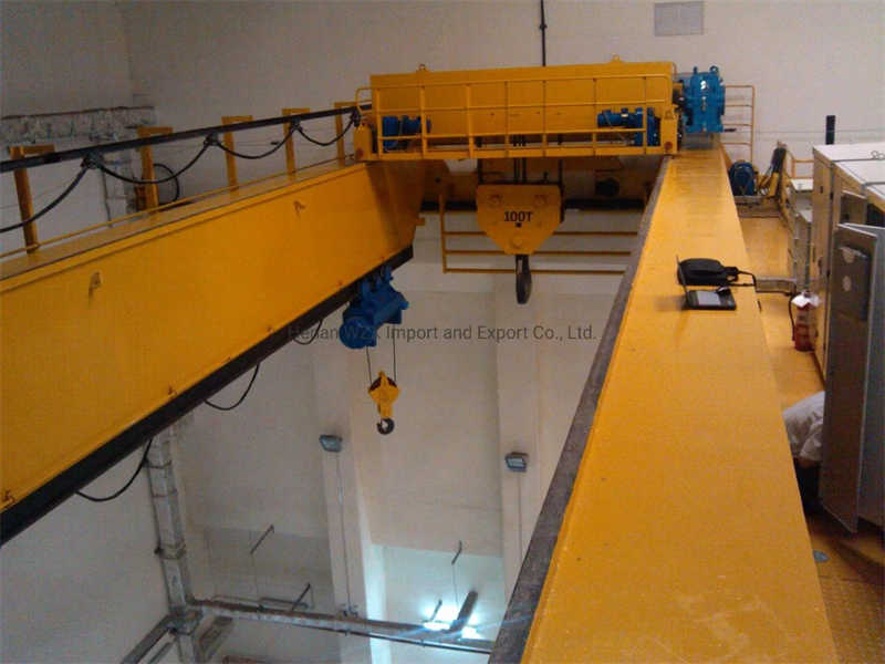 65/10t Powerhouse Use High Efficiency Double Girder Overhead Crane