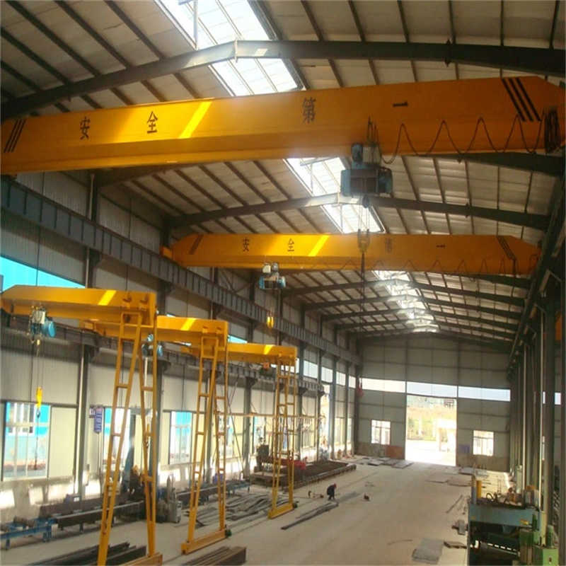 Overhead Crane Ld Wire Rope Electric Hosit Single Girder Bridge Crane