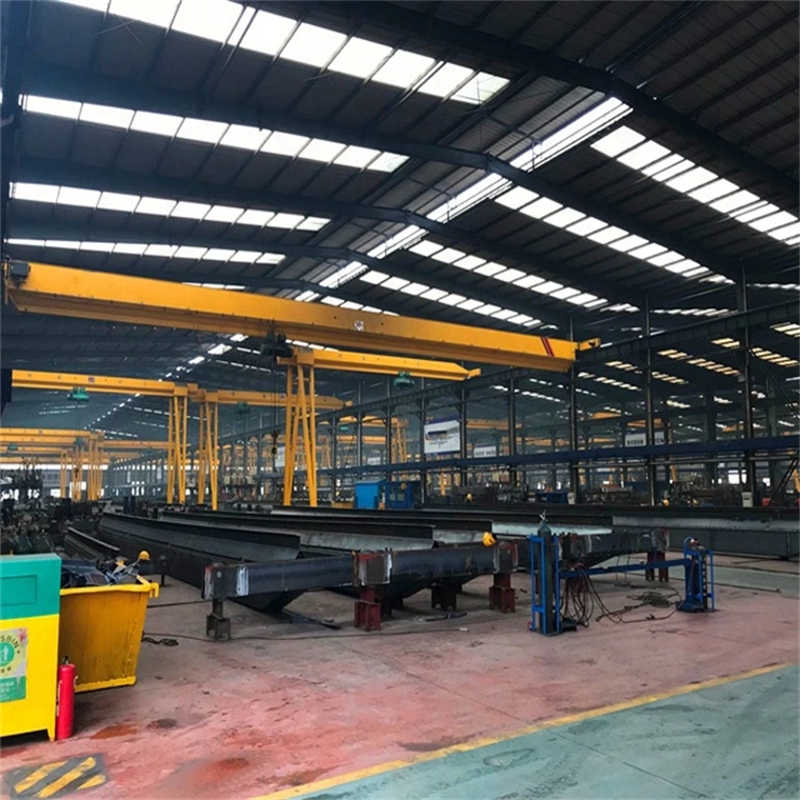 Overhead Crane Ld Wire Rope Electric Hosit Single Girder Bridge Crane