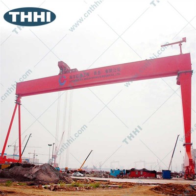 Mec250t- 60m Shipbuilding Goliath Single Girder Gantry Crane