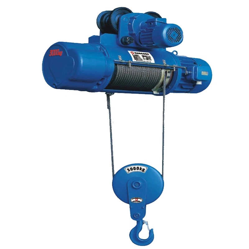 China Factory Supply 1ton 6 Metres Wire Rope Electric Hoist