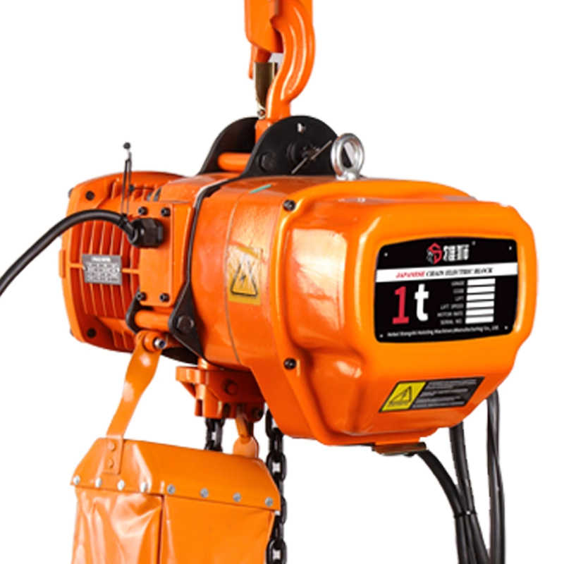 380V Hhbb 1 Ton Electric Chain Hoist with Trolley