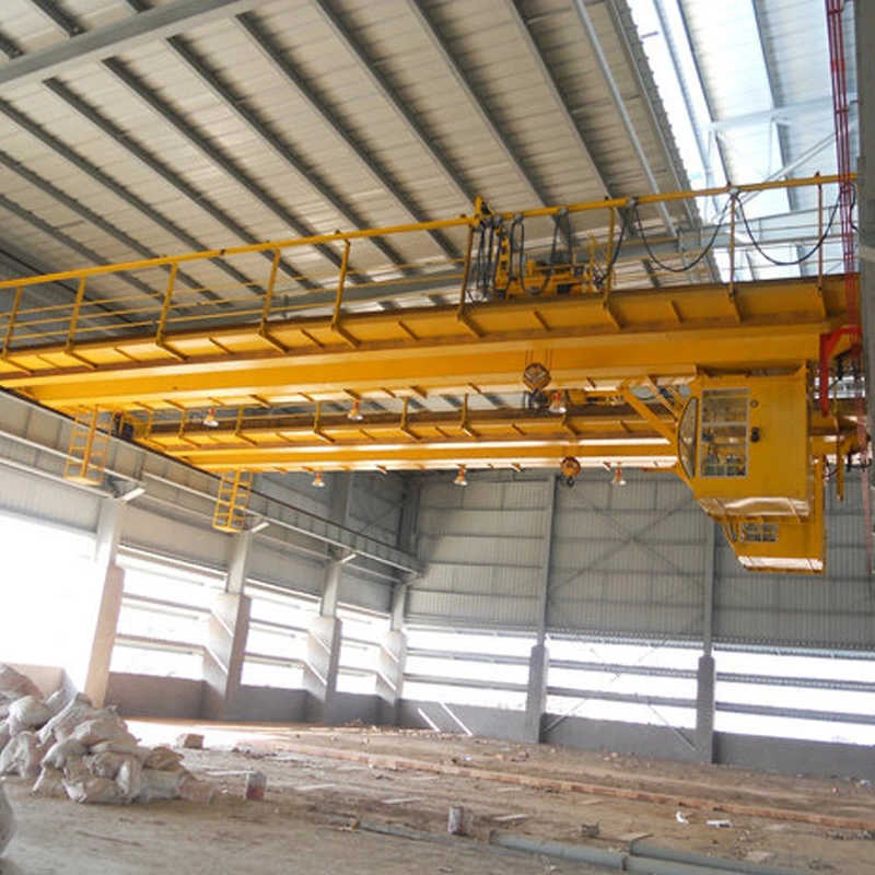 Electric Winch Double Girder Overhead Crane Price with Trolly