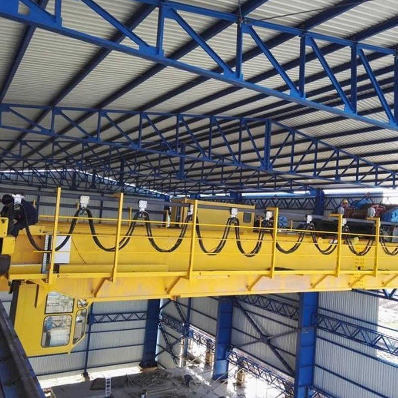 Electric Winch Double Girder Overhead Crane Price with Trolly